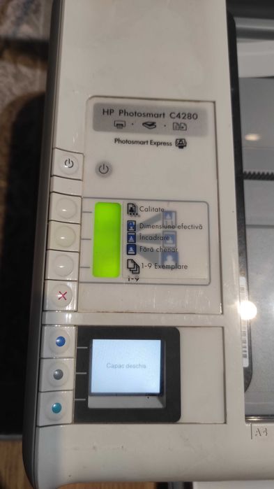 imprimanta multifunctionala hp C4280 trebuie schimbate cartusele