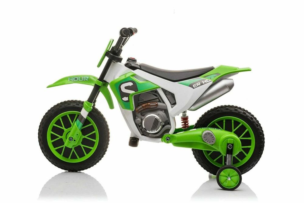 Motocicleta electrica pentru copii Kinderauto BJH022 2x35W 12V #Verde