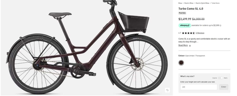 Specialized Turbo Levo Como SL E-bike bicicleta electrica c NOUA 350km