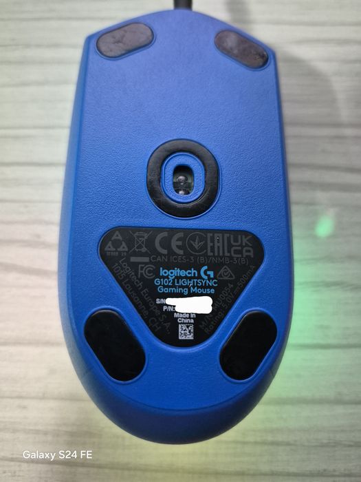Гейминг мишка Logitech g102