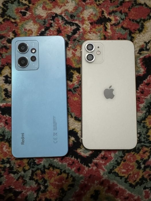 Айфон 11 и редми 12 256 гб
