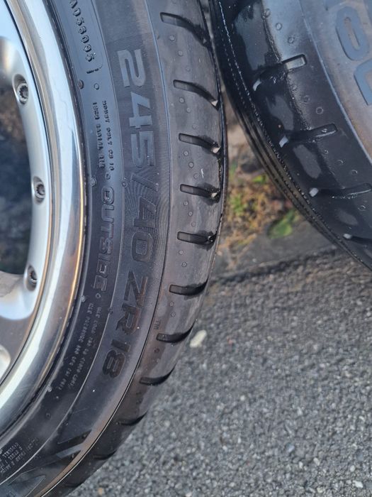 Jante BBS 18” cu anvelope NOKIAN 245/40/18 – Set complet