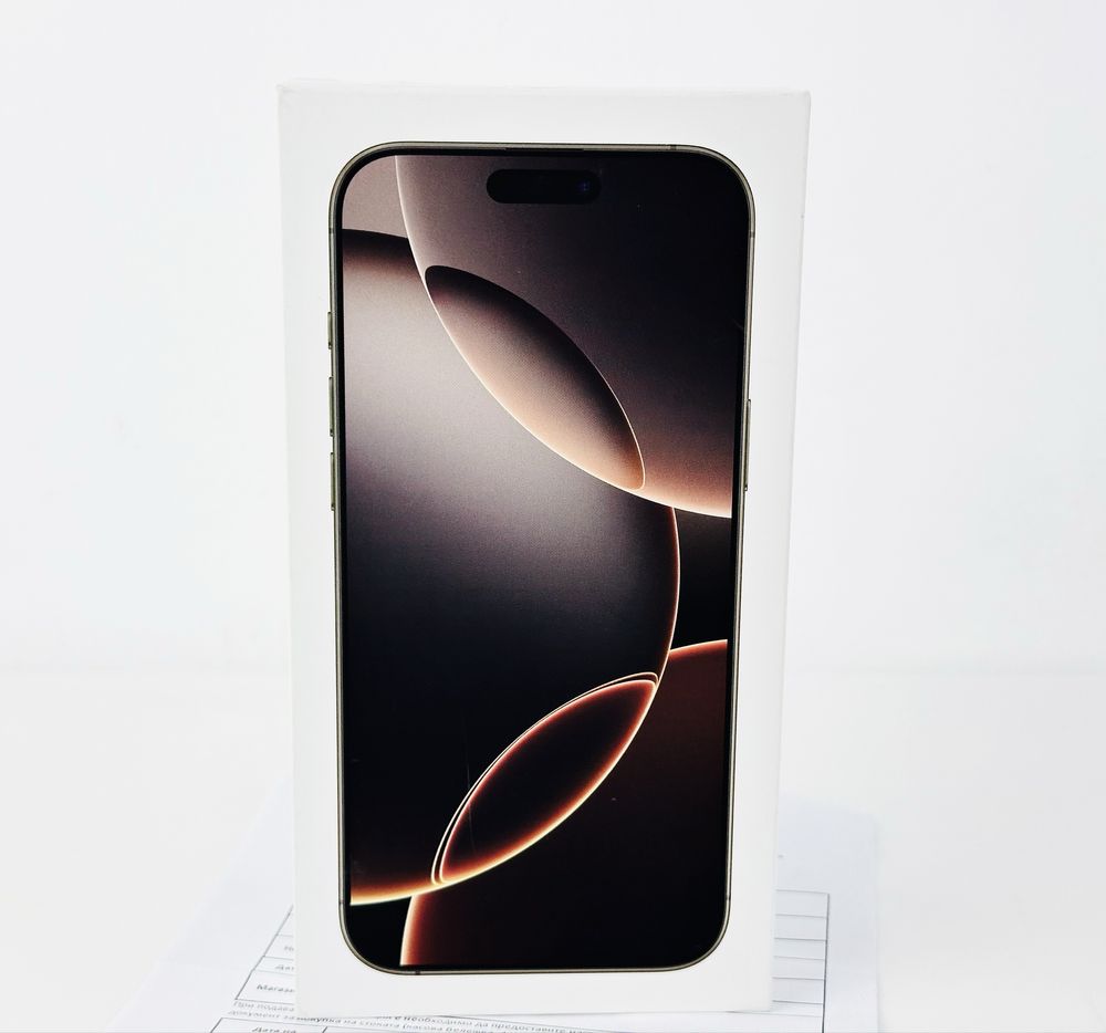 НОВ! Apple iPhone 16 Pro Max 512GB Desert Titanium 2г. Гаранция!