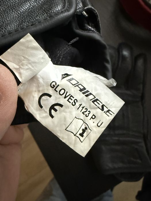 Dainese кожени мото-ръкавици L на практика нови