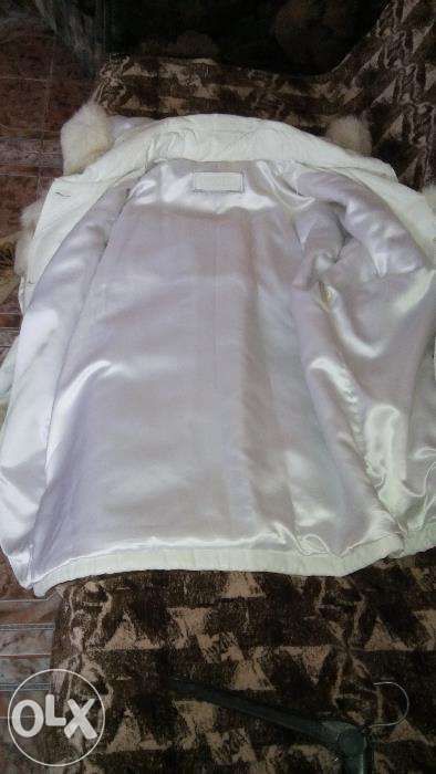 Schimb-vand haina din piele de dama, cu blana, model deosebit