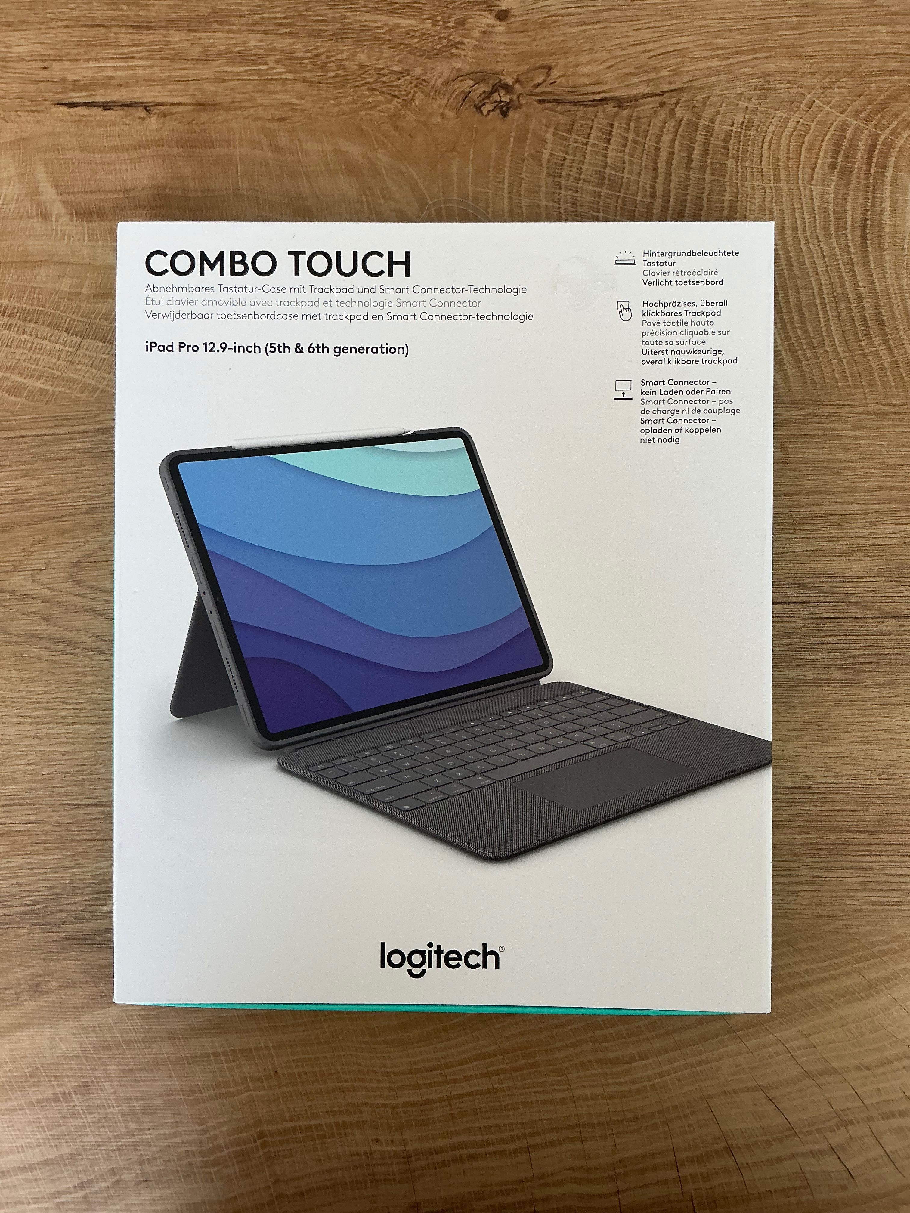 Husa Ipad cu tastatura logitech combo touch 12.9 5th