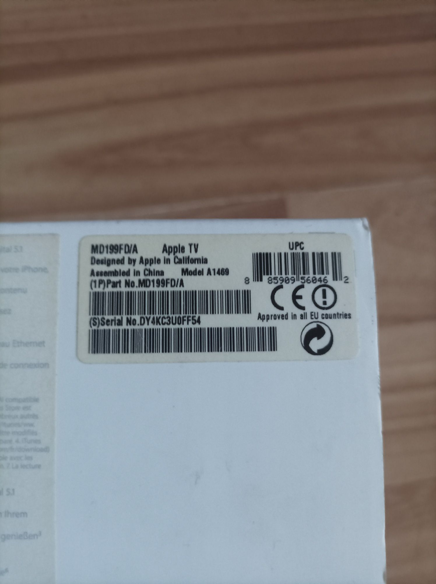 Apple TV A1469 Оригинален