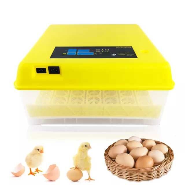 Инкубатор двойно захранване 220+12v за 56 яйца