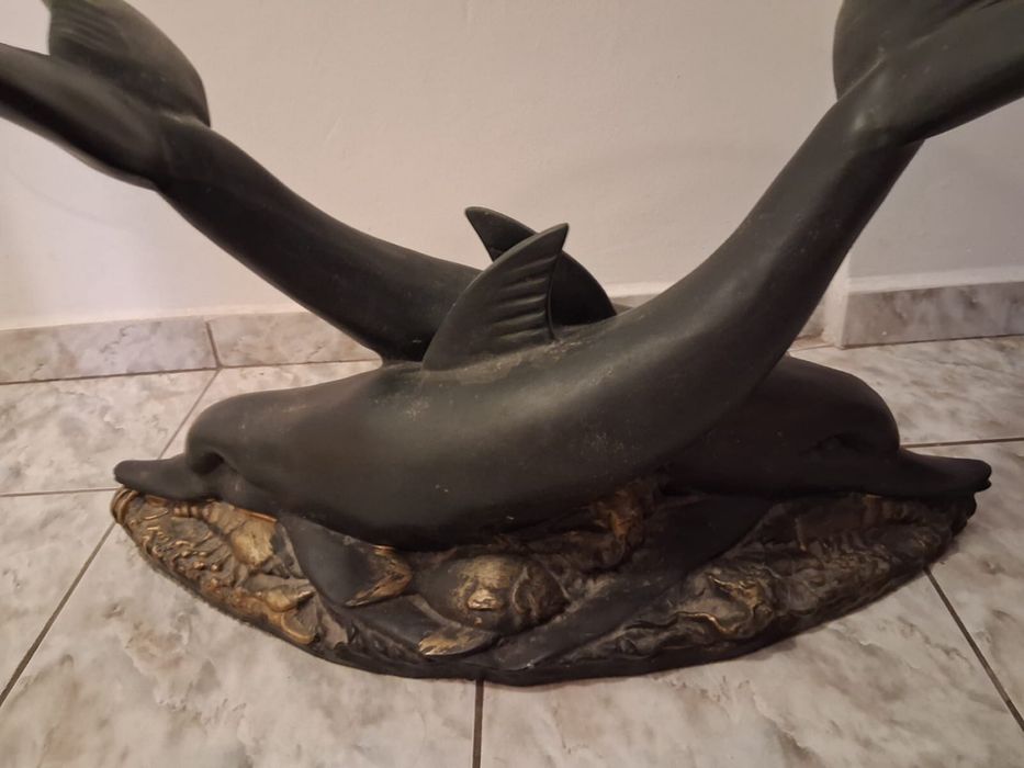 Masa sticla model delfini