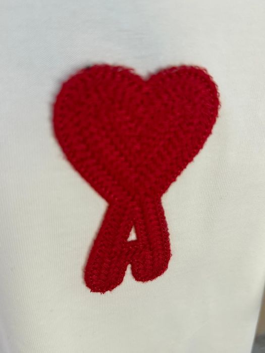 Tricou Ami bumbC fin foarte confortabil crem