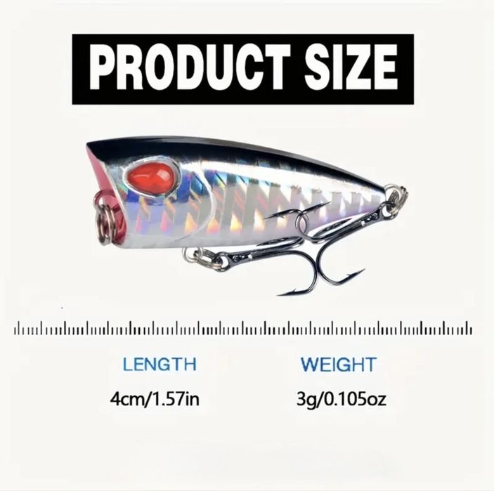 Риболовни примамки, воблери, попери