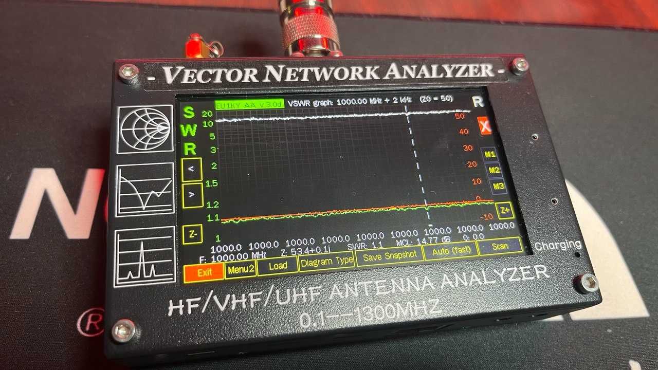 VNA Analizor Antena 0.1-1300Mhz