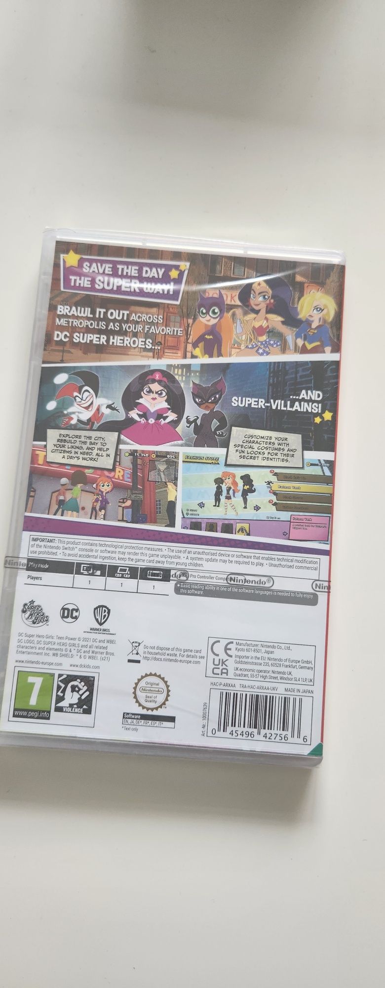 DC Super hero girls pt Nintendo switch, sigilat