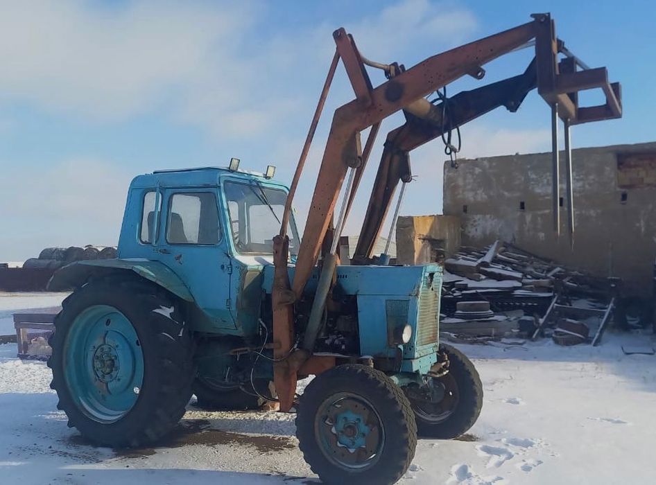 Трактор МТЗ-80 + прицеп + грабли (3 единицы техники вместе)