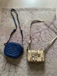 Оригинална чанта Stefanel и златиста