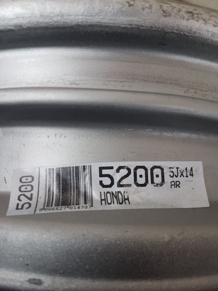 Оригинални железни джанти за ХОНДА HONDA R14 4x114.3 ET50 5J