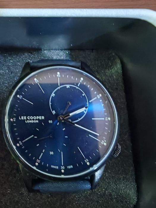 Ceas Lee Cooper albastru Quartz LC07076.699