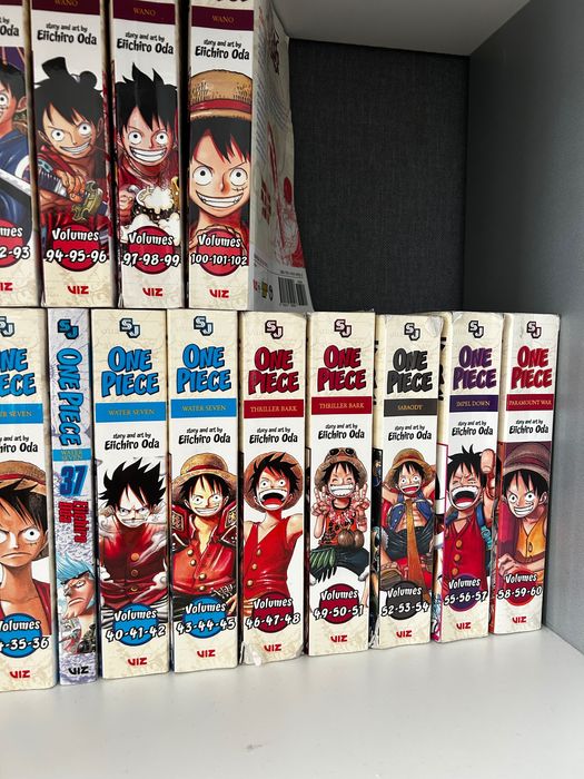 Vand colectie carti pentru copii, ONE PIECE, vol. 1-102 ( 34 bucati)