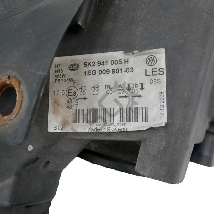 Ляв фар Volkswagen Golf VI 2008-2016 ID: 151222