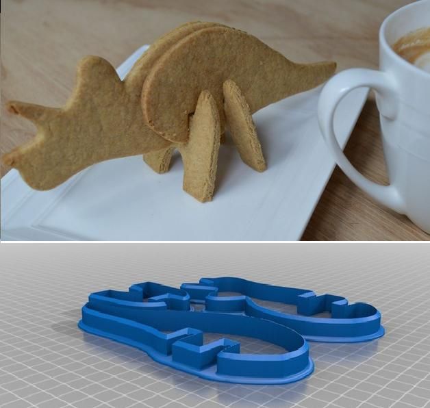 Dinozauri 3D-forme de taiat aluat:biscuiti,turta,saratele