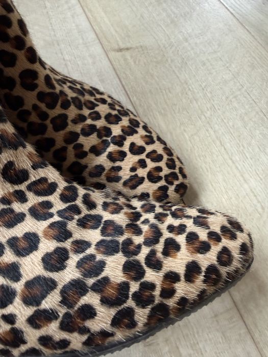 Дамски боти естествен косъм