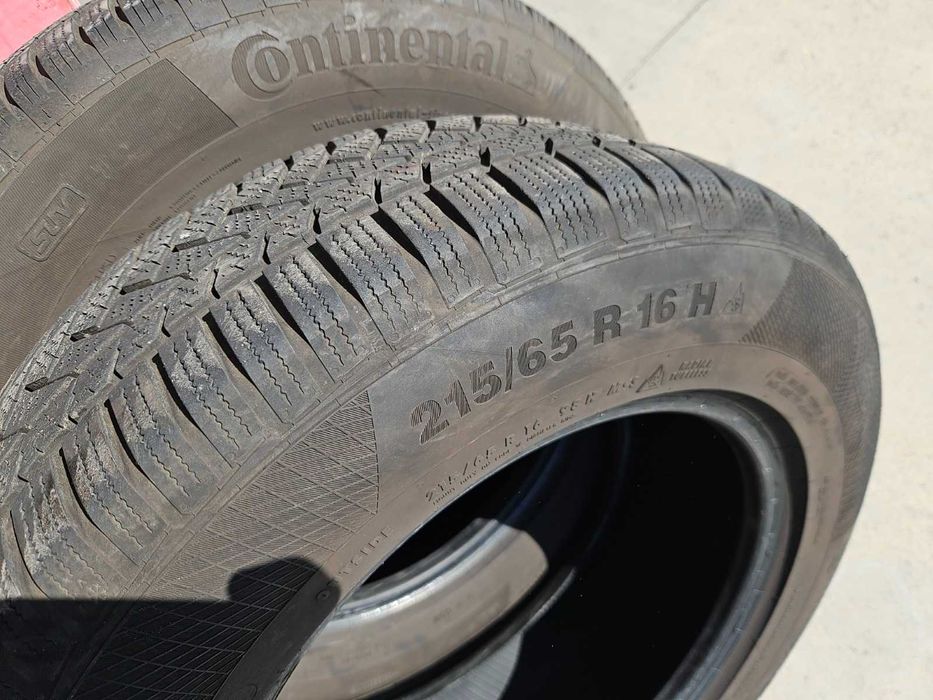 2бр. 215/65 R16 зимни CONTINENTAL TS850P 6.5-7мм SUV