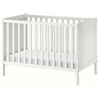 бебешко креватче, 60x120 см, бяло SUNDVIK IKEA