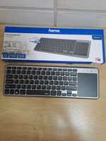 Tastatura Wireless HAMA KW-600T, USB, Touch Pad, negru