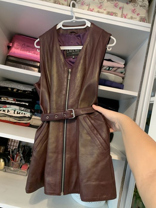 Vesta din piele naturala M/L