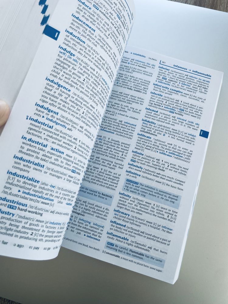 Английски Речник English Oxford Wordpower Dictionary запазен