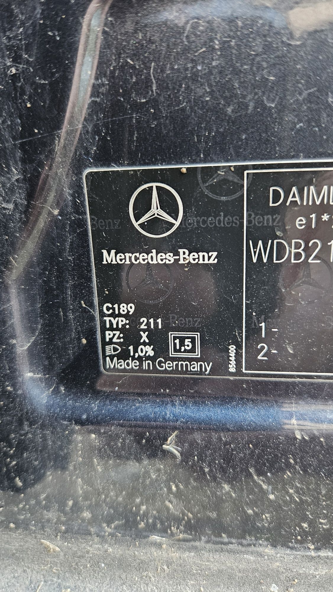 Мерцедес W211 - E 270 cdi - 177коня на части