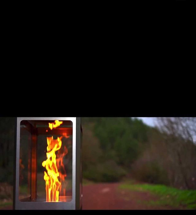 Sobă cu peleți Square Garden  10 kW, incalzire terase,restaurante