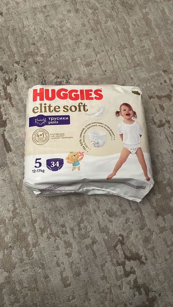 Трусики Huggies 5, 34 штуки