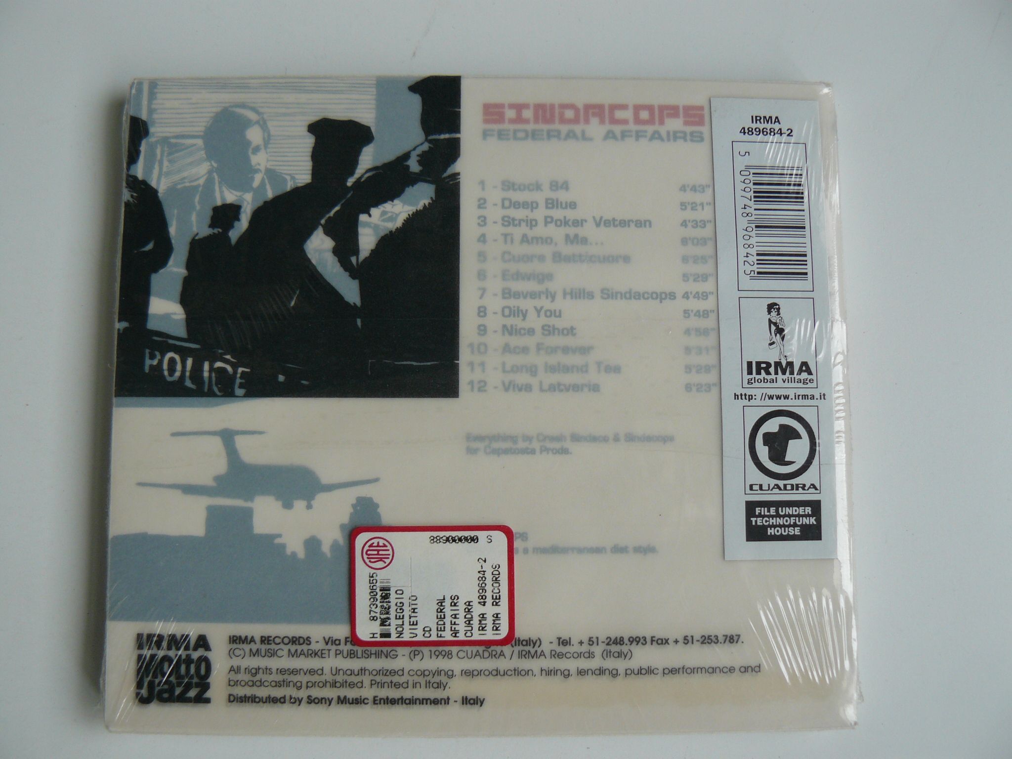 CD Album " SINDACOPS ‎– FEDERAL AFFAIRS " , Nou, Original, Sigilat.