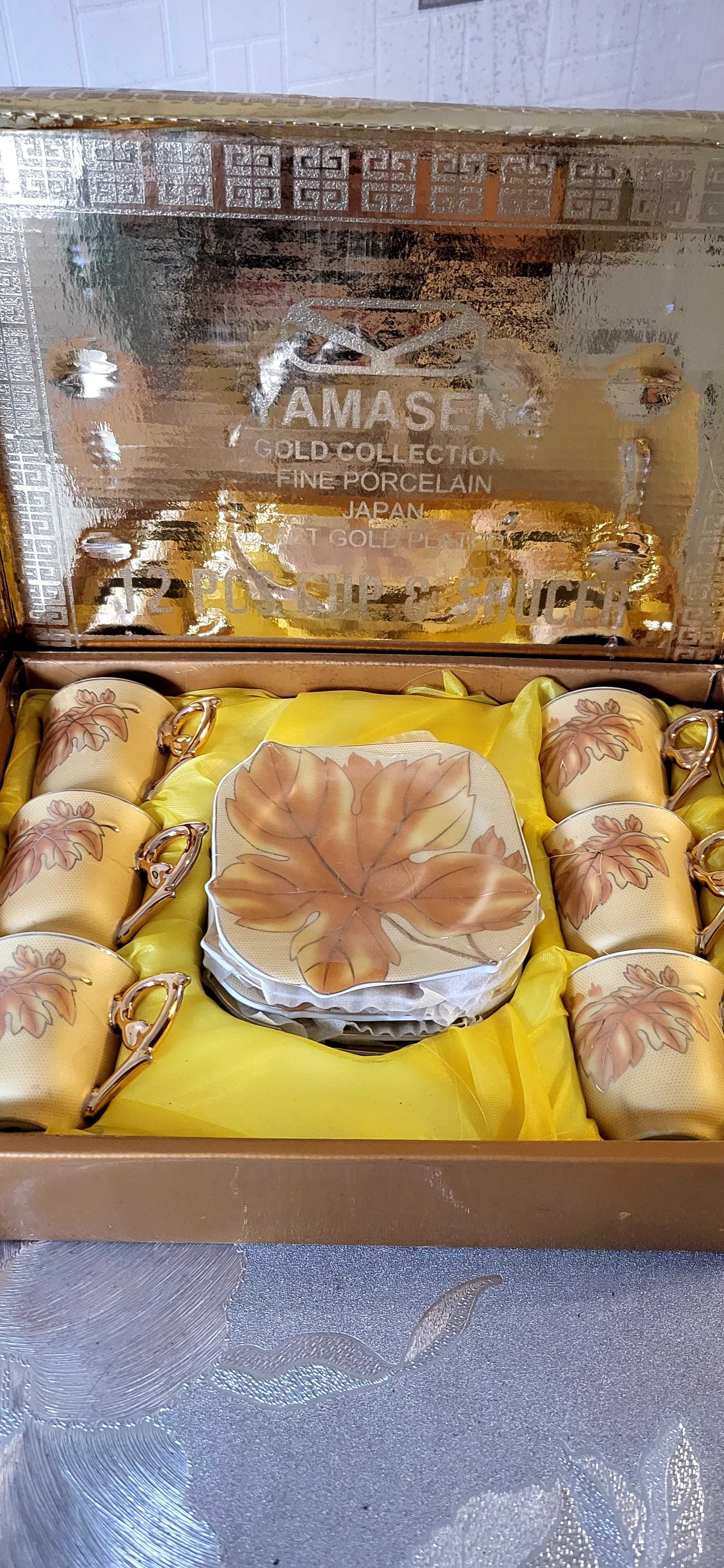Кофейный набор из 6 чашек Yamasen gold collection