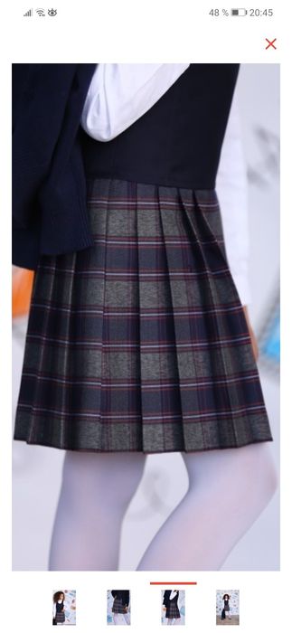 Glasman kids школьная юбка