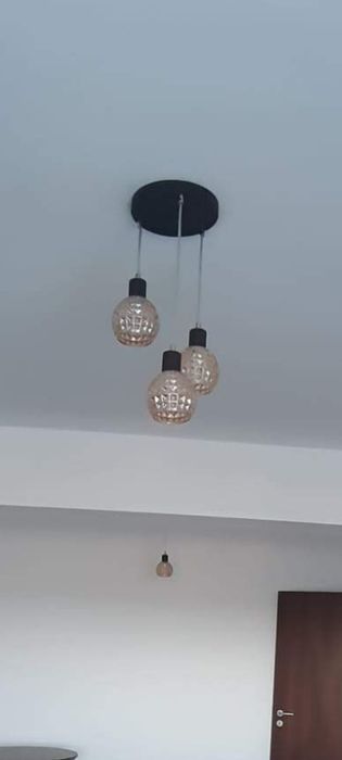 Set lustre cu glob din sticla