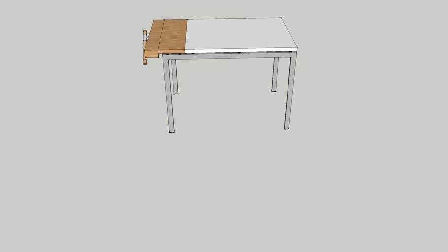 Workbench Ikea Uddabo - работна маса с дървено менгеме