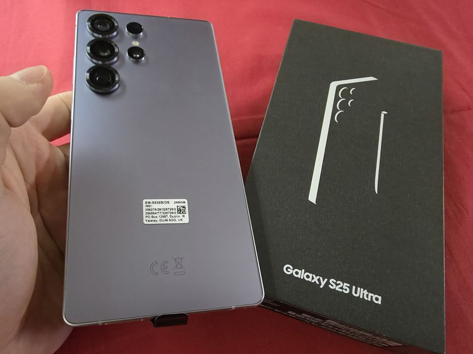 -Samsung S25Ultra, Nou, Nefolosit, 256Gb, 12Ram, 0 cicluri incarcare,