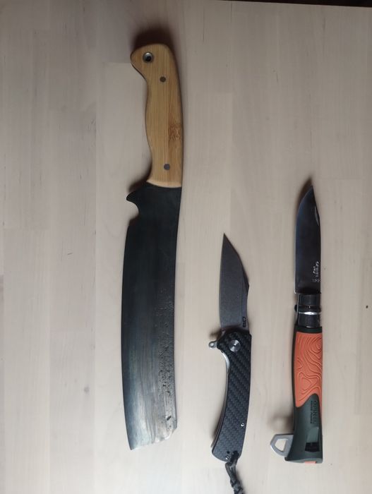 Cuțit bushcraft sheeptoe, oțel 50CrV4 (5160)