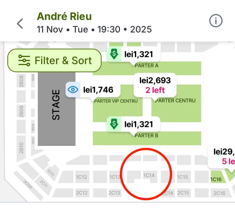 Vand 2 bilete Andre Rieu