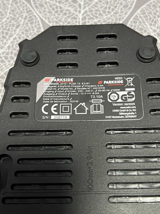 Винтоверт Parkside Performance 12V с батерия и зарядно