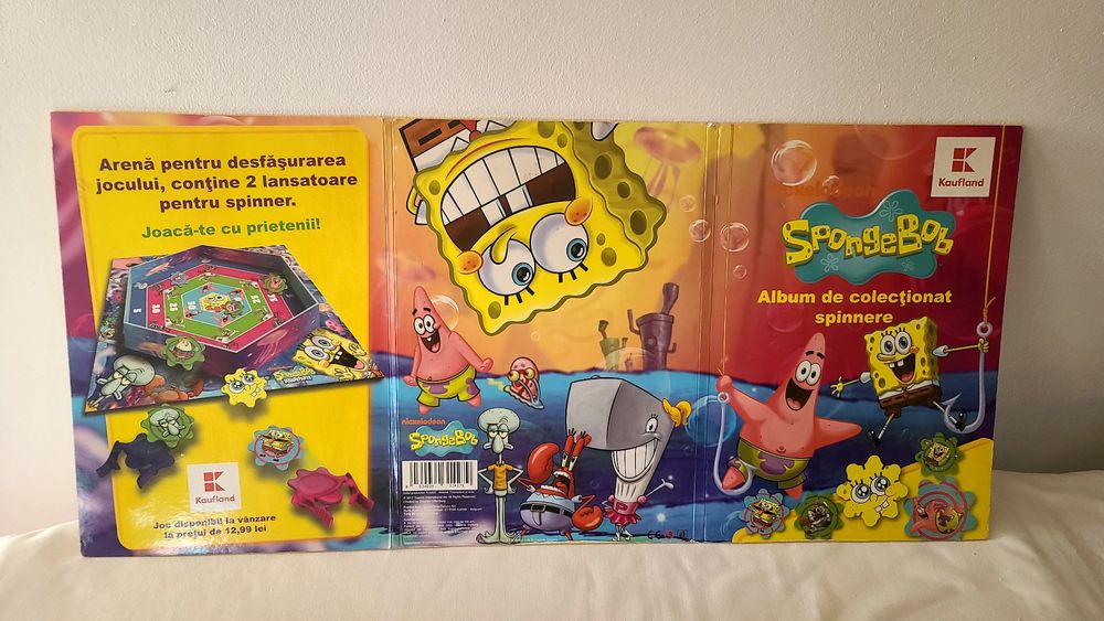 Colectia completa SpongeBob Carrefour sau Kaufland cu