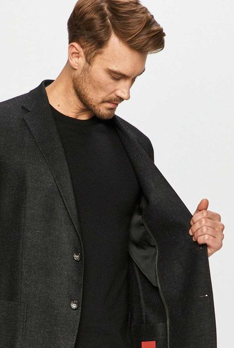 Sacou blazer slim 48 M premium Club Of Gents lana moale respirabila