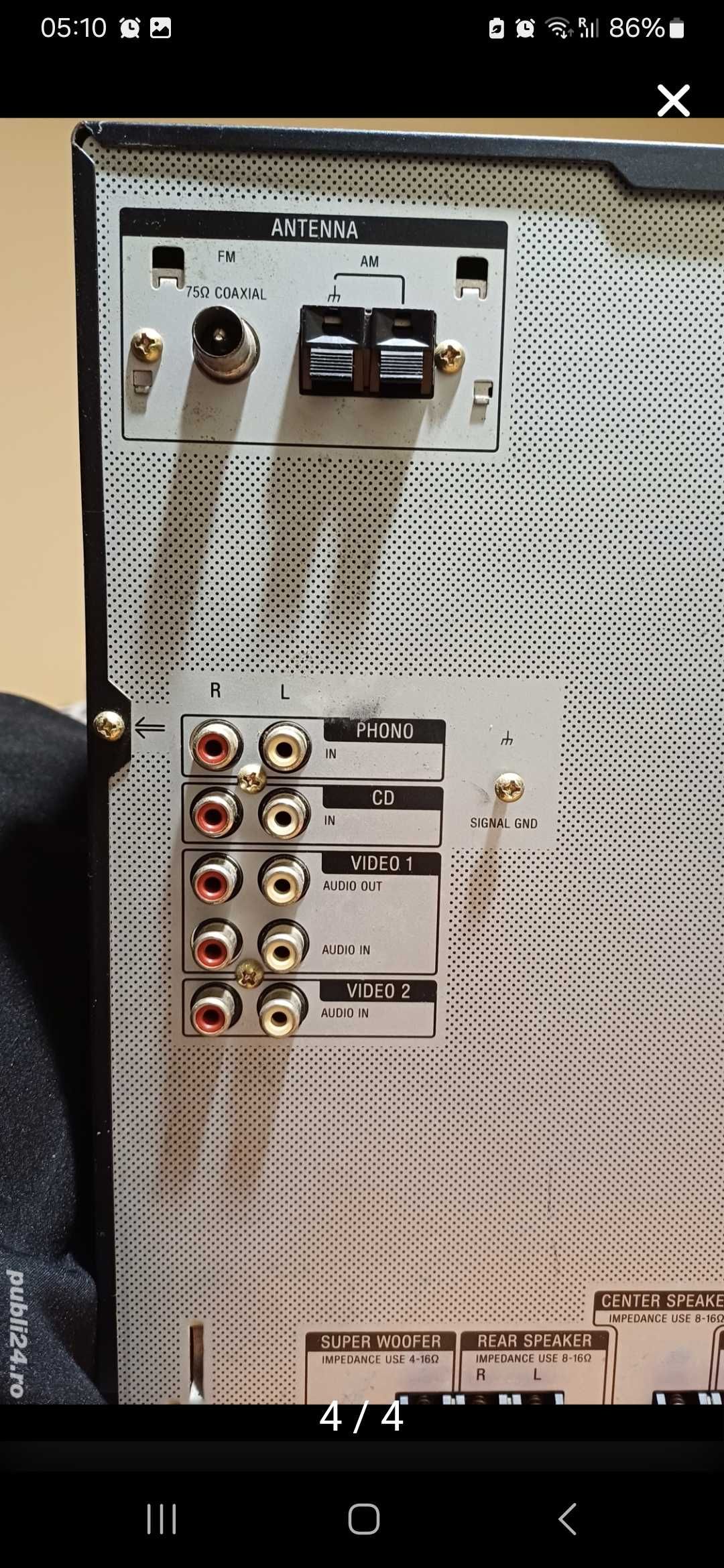 Combină audio sony