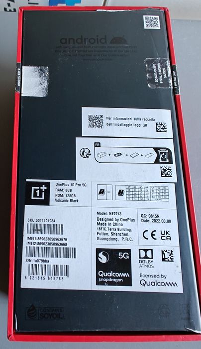 Vand Oneplus 10 pro