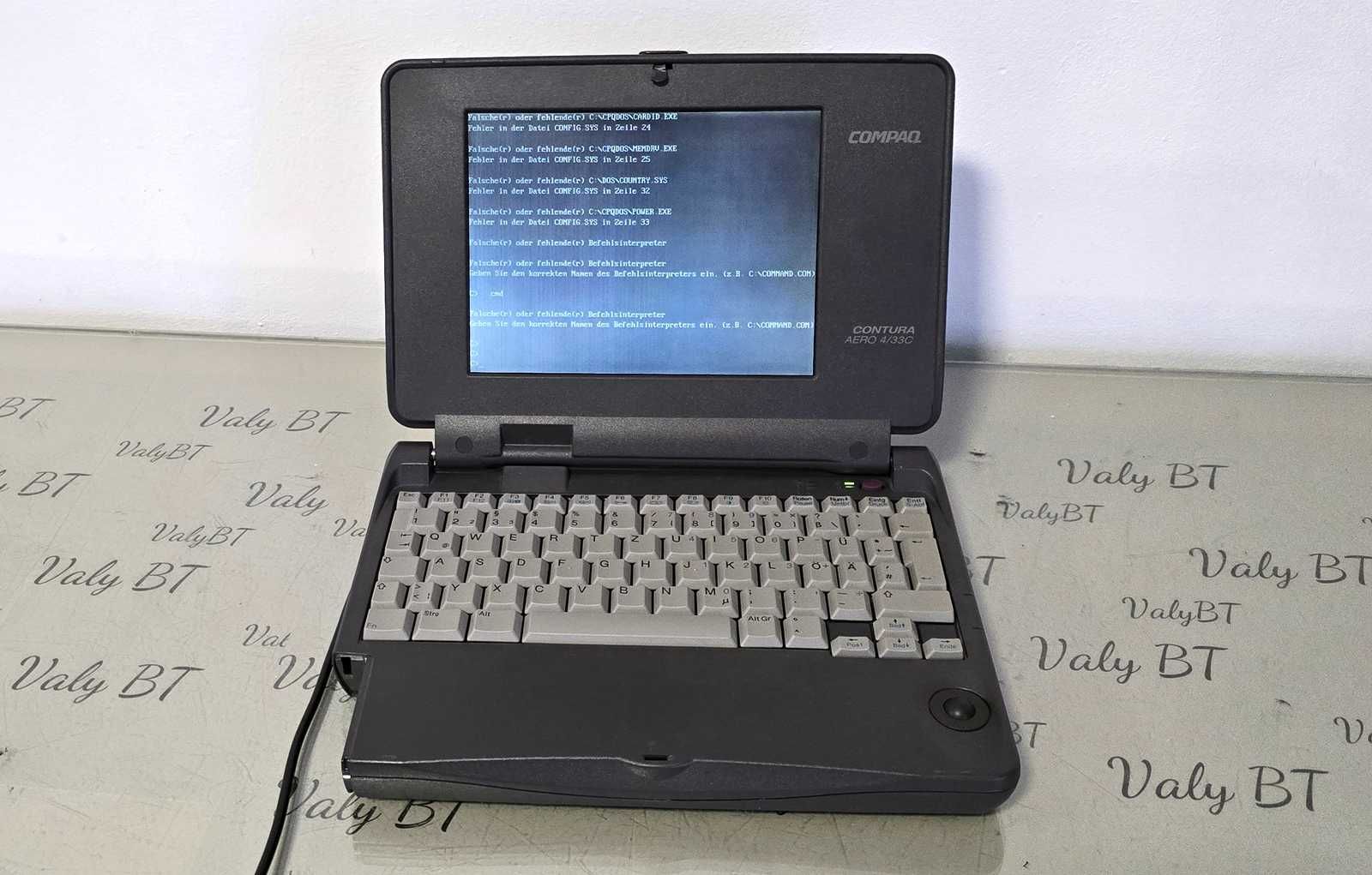 Laptop de colectie Compaq Contura Aero 433C 1992 - functional perfect