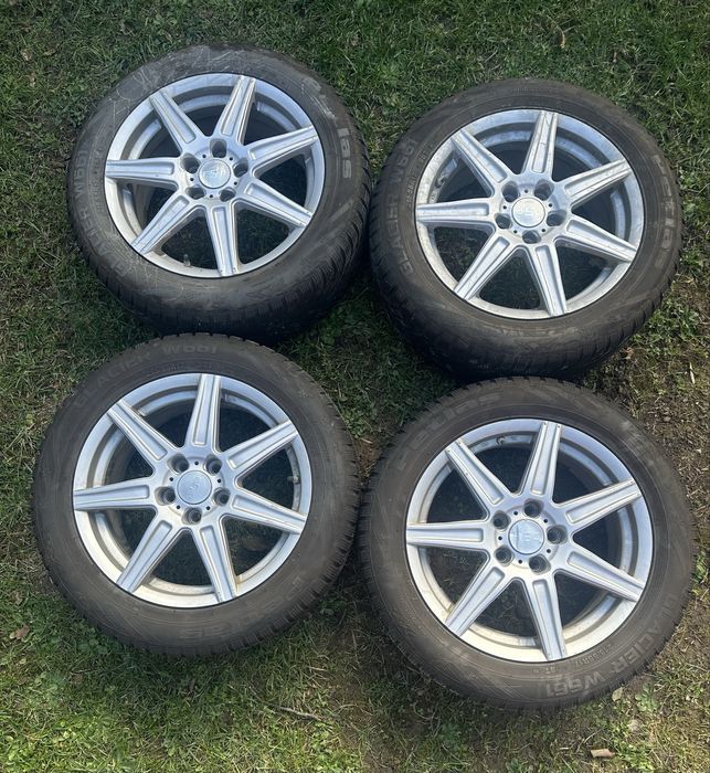 Jante aliaj 5x112 +anvelope de iarna 215/55 R17