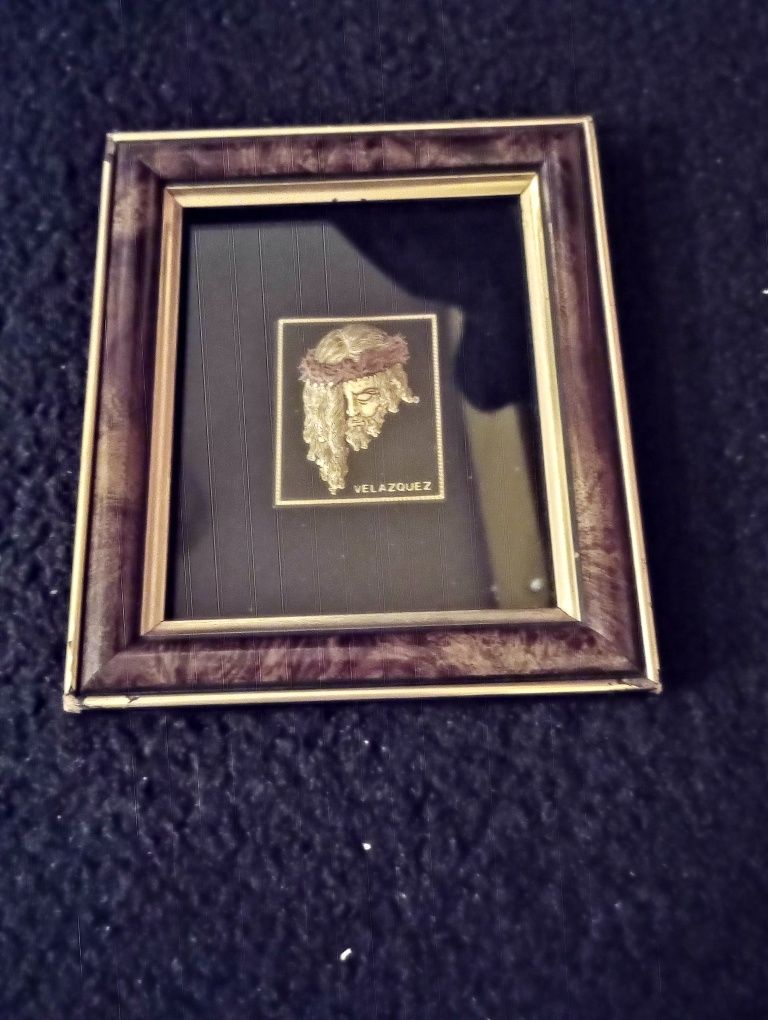 Icoana Iisus Hristos cu aur 24k