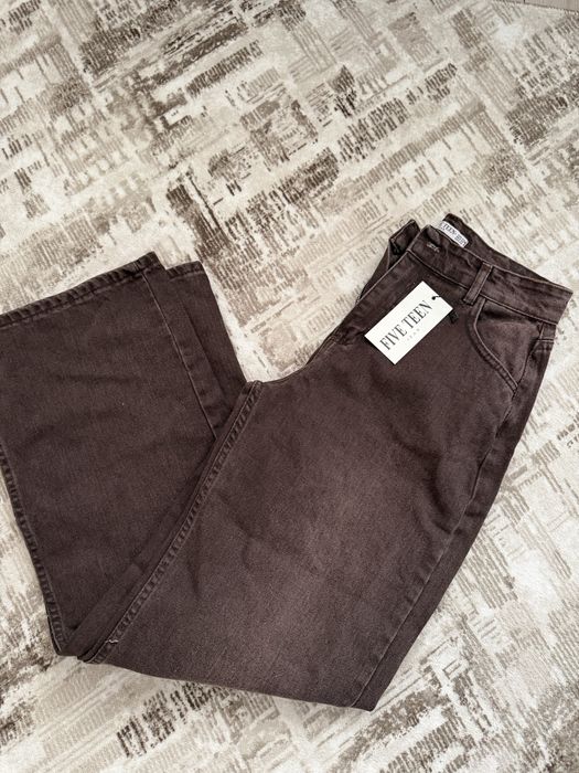 Уникални дънки кафяви